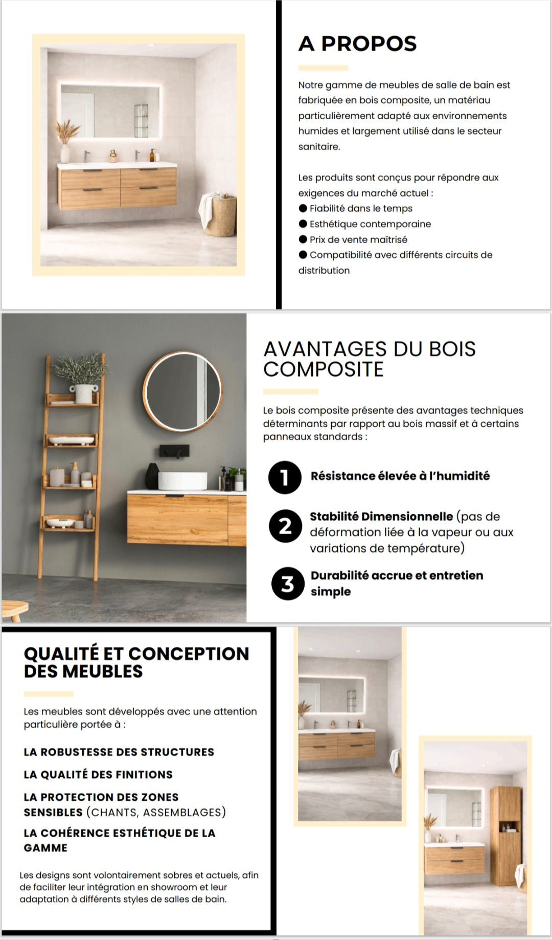 Meuble sous-évier imperméable